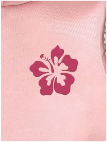 COZYEASE Girl's Floral Graphic Hoodie Long Sleeve Hooded Neck Sweatshirt Pullovers With Pocket