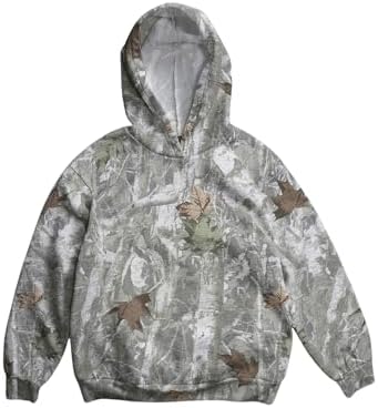 COZYEASE Girl's Graphic Camo Hoodie Long Sleeve Drop Shoulder Hooded Sweatshirts Loose Vintage Pullovers