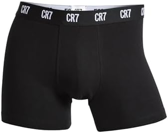 CR7 Men's Basics 3 Pack - Organic Cotton Blend Trunks X-Large 36-38