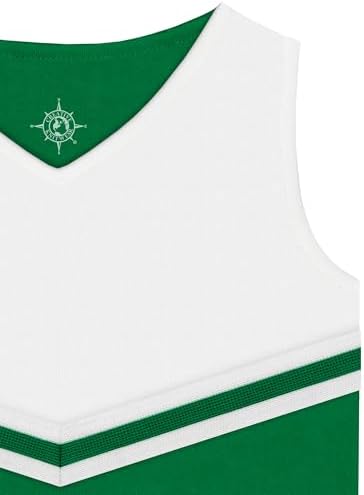 Creative Knitwear College Baby Cheerleader Dress 2-Piece Top/Skirt - Multiple Colors For Girls (2T - 12 Years)