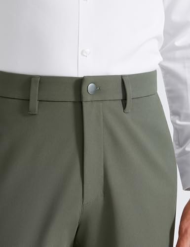 CRZ YOGA Men's All Day Comfy Golf Pants - 28"/30"/32"/34"/36" Quick Dry Lightweight Work Casual Trousers With Pockets