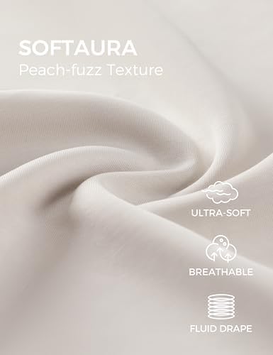 CRZ YOGA 女式 SoftAura 圆领运动衫长袖锻炼休闲套头基本款秋季上衣