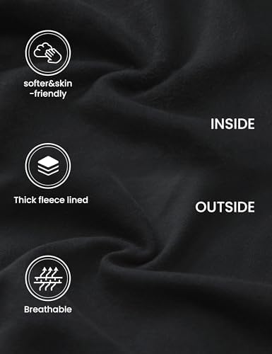CRZ YOGA Womens Fleece Lined Full Zip Hoodies Oversized Long Sleeve Casual Workout Hooded Sweatshirt With Thumb Holes
