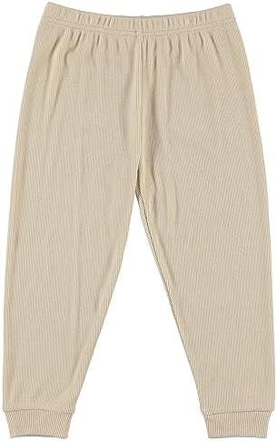 Cudlie 5-Pack Baby/Toddler Boys Jogger Pants - Lightweight Tapered Sweatpants - Lounge Jogger For Boys