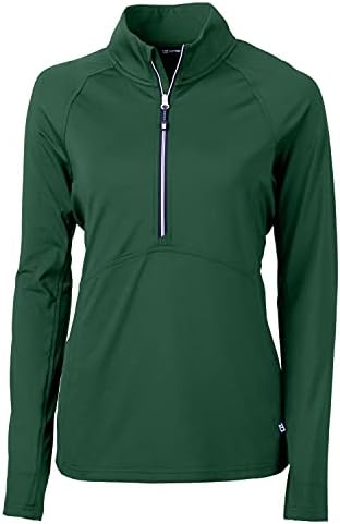 Cutter & Buck Women's Long Sleeve Adapt Eco Knit Half Zip Pullover