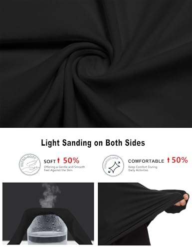 Dalavch 4/5 Pack Women’s Long Sleeve Basic Shirts Crew Neck Slim Fitted Compression Gym Workout Athletic Underscrubs Tops