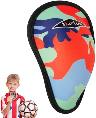 Davion Boys Youth Lightweight Athletic Cup for Sports Soft Foam Protective Cup Ages 7-12 Athletic Cup for Baseball Football Lacrosse Hockey Martial Arts Karate（Orange） D0327