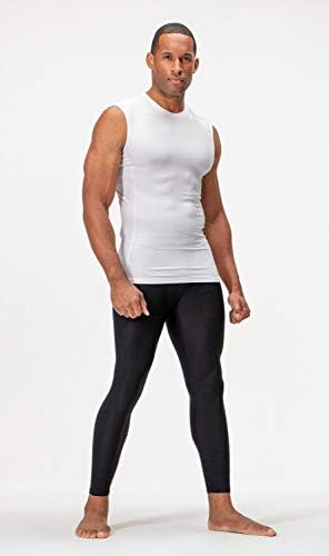 DEVOPS 3 Pack Men's Athletic Compression Shirts Sleeveless