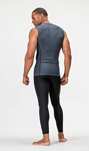 DEVOPS 3 Pack Men's Athletic Compression Shirts Sleeveless