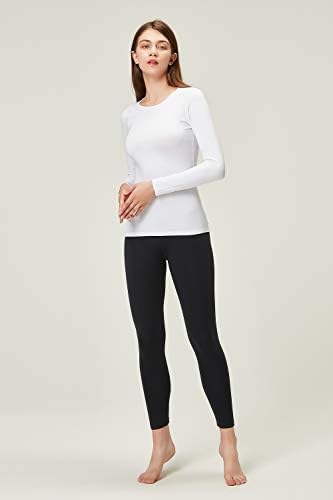 DEVOPS Women's 2 Pack Thermal Long Sleeve Shirts Compression Baselayer Tops