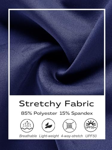 DEVOROPA Youth Boys Golf Shorts Stretch School Uniform Clothes Kids Flat Front Dress Chino Hybrid Twill Casual Shorts Pockets