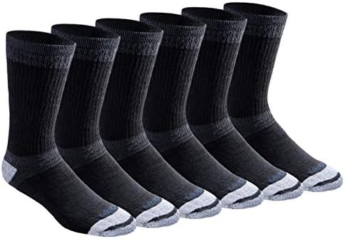 Dickies Men's Dri-tech Moisture Control Max Full Cushion Crew Socks Available in M-XL (6 12 Pairs)