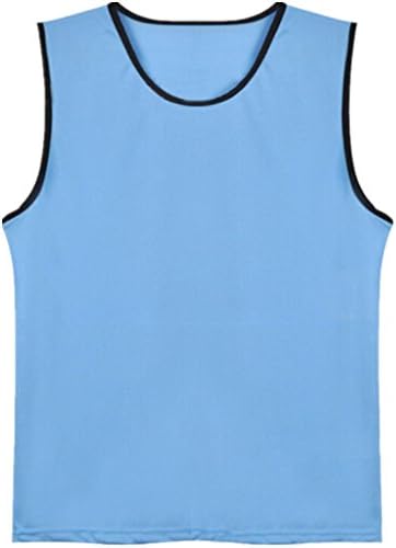 DreamHigh DH Soccer Sports Team Practice Pinnies Training Mesh Vests Youth -12 Pcs Pack