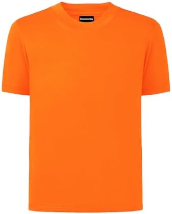 Dreammonkey 4T to Youth Neon Shirt Kids Rash Guard UPF 50+ Dry Fit Athletic Short Sleeve T Shirts for Boys and Girls