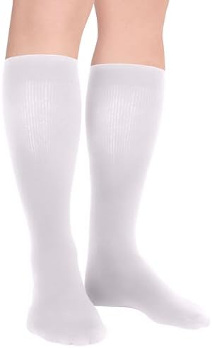 Duufin 8 Pairs Soccer Baseball Softball Football Socks For Youth Boys Girls Kids Unisex Knee High Athletic Socks