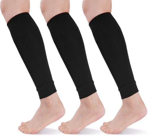 Dxhycc 3 Pairs Kid Soccer Socks Soccer Leg Sleeves Socks Athletic Socks For Youth Boys Girls Football Baseball Softball Rugby