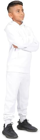 EVERYDAY KIDS Boys Cotton Fleece Sweatpants Joggers With Pockets; Boys Athletic Sweat Pants - Soft And Breathable Cotton Rich