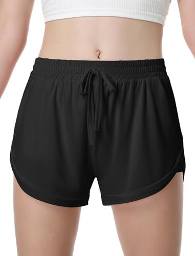 EXARUS Girls Shorts Athletic Running Sport Workout Gym Active 2 In 1 Dolphin Cheer Track Kids 6-14Y