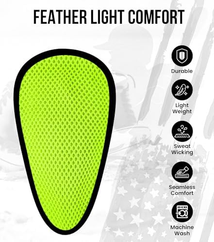 Exxact Sports Lightweight Athletic Cup Mens & Boys With Soft Rim Comfort For Superior Support Baseball Cup Youth Boys For T-Ball Football Lacrosse Hockey Groin Protector MMA Cup