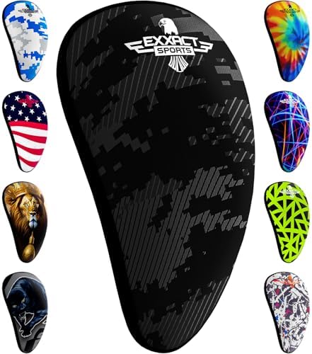 Exxact Sports Lightweight Athletic Cup Mens & Boys with Soft Rim Comfort for Superior Support Baseball Cup Youth Boys for T-Ball Football Lacrosse Hockey Groin Protector MMA Cup