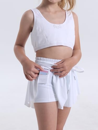 Flowy Shorts For Teen Girls Athletic Running Youth Butterfly Shorts