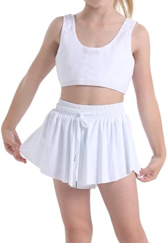 Flowy Shorts for Teen Girls Athletic Running Youth Butterfly Shorts