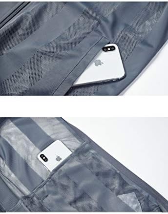Flygo Men's Summer Casual Lightweight Breathable Mesh Cycling Travel Zip Vest