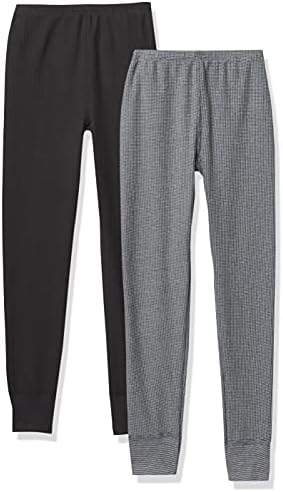 Fruit of the Loom Girls' Premium 2-Pack Thermal Waffle Bottom