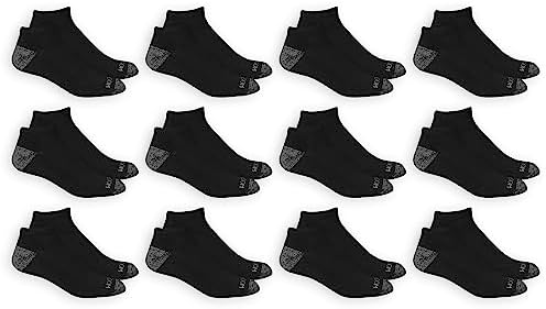 Fruit of the Loom Men's Dual Defense Low Cut Socks (12 Pack)