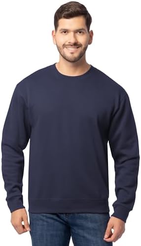 Fruit of the Loom Men's Eversoft Fleece Crewneck Sweatshirts Moisture Wicking & Breathable Sizes S-4x