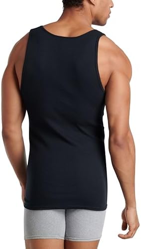 Fruit Of The Loom Men's Sleeveless Tag Free Moisture Wicking Tank A-Shirt