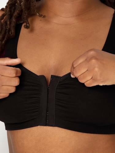 Fruit Of The Loom Women's Multi-Pack Front Closure Cotton Bra