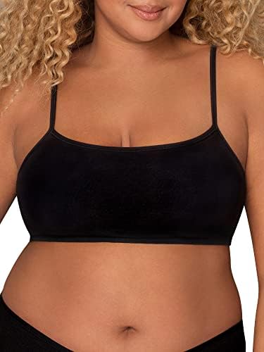Fruit Of The Loom Women's Spaghetti Strap Cotton Sports Bra-All-Day Comfort