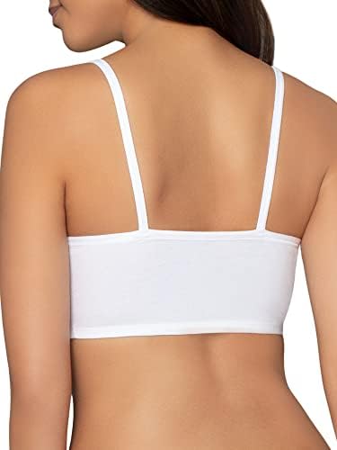 Fruit Of The Loom Women's Spaghetti Strap Cotton Sports Bra-All-Day Comfort