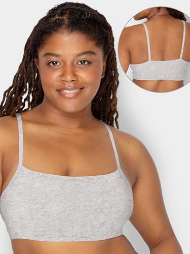 Fruit Of The Loom Womens Spaghetti Strap Cotton Pullover Sports Bra Value Pack