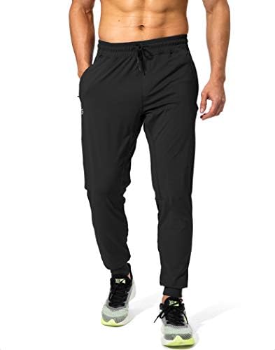 G Gradual Men's Sweatpants With Zipper Pockets Athletic Pants Traning Track Pants Joggers For Men Soccer Running Workout