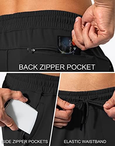 G Gradual Men's Sweatpants With Zipper Pockets Athletic Pants Traning Track Pants Joggers For Men Soccer Running Workout