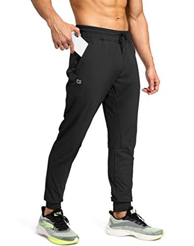 G Gradual Men's Sweatpants with Zipper Pockets Athletic Pants Traning Track Pants Joggers for Men Soccer Running Workout