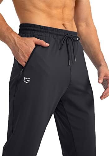 G Gradual Men's Sweatpants With Zipper Pockets Tapered Joggers For Men Athletic Pants For Workout Jogging Running