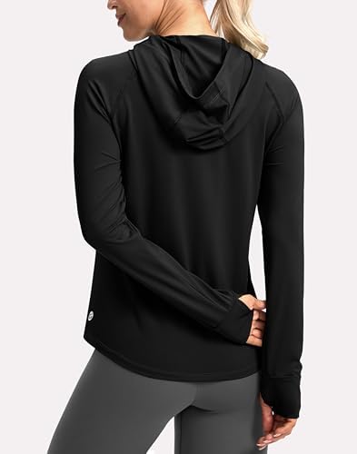 G Gradual Women's UPF 50+ Sun Protection Hoodie Jacket Lightweight Zip Up Jackets Long Sleeve Shirts For Women Hiking Outdoor