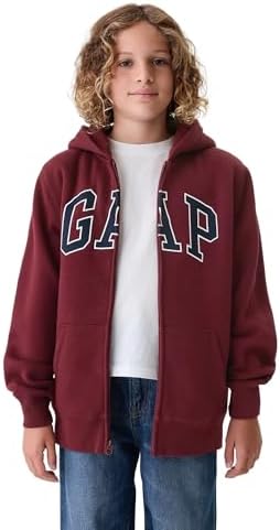 GAP Boys' Cozy Logo Full Zip