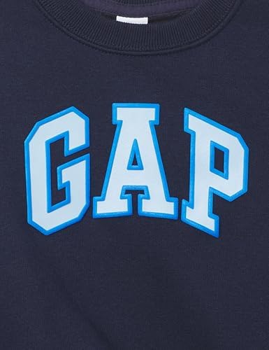 GAP Boys' Oversized Crewneck Logo Sweatshirt