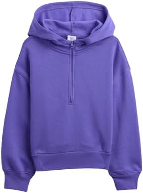 GAP Girls' Half Zip Fleece Top