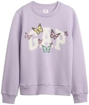 GAP girls Logo Crewneck Sweatshirt