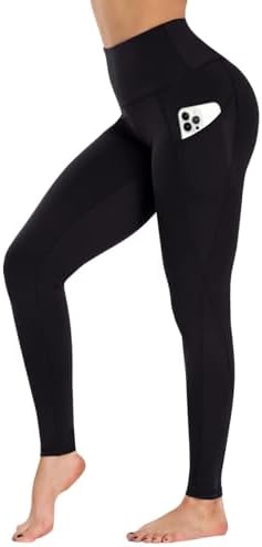 GAYHAY High Waist Yoga Pants with Pockets Leggings for Women Tummy Control Compression Workout Leggings for Women