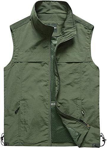 Gihuo Men's Lightweight Quick Dry Outdoor Multi Pockets Fishing Vest Gihuo Men's Lightweight Quick Dry Outdoor Multi Pockets Fishing Vest