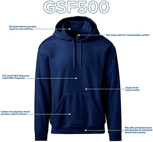 Gildan Adult Softstyle Hoodie Sweatshirt Style GSF500