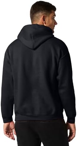 Gildan Men's Heavy Blend Drawcord Hooded Sweatshirt Safety Pink