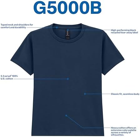 Gildan Youth Heavy Cotton T-Shirt Style G5000B 2-Pack