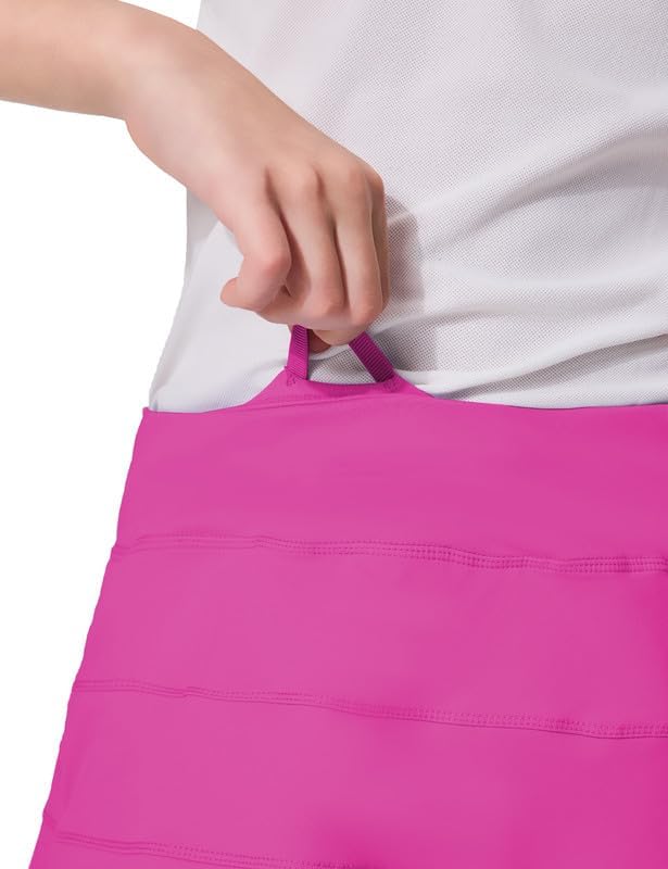 Girl's Tennis Skirts High Waisted Athletic Golf Skorts With Pockets Skirts For Girl Casual Workout Built-in Shorts